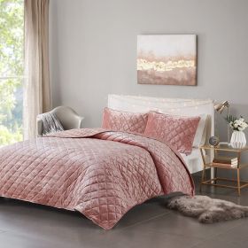 Velvet Quilt Set (Color: as Pic)